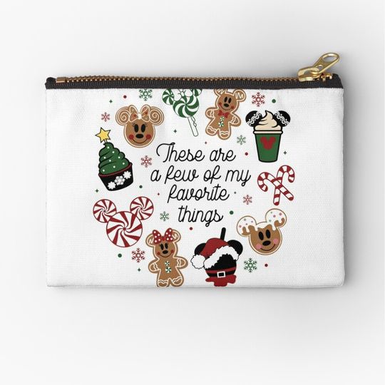 These Are a Few of my Favorite Things Disney Christmas Makeup Bag