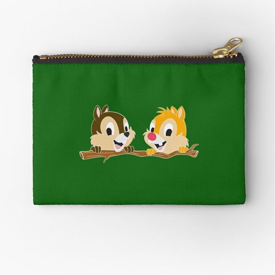 Disney Chip And Dale Double Trouble Christmas Makeup Bag