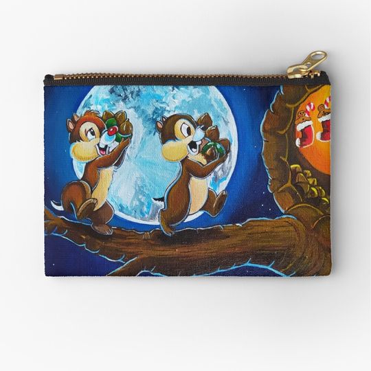 Disney Chip and Dale Christmas Makeup Bag