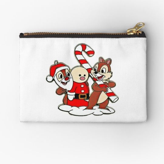 Disney Chip and Dale Christmas Makeup Bag