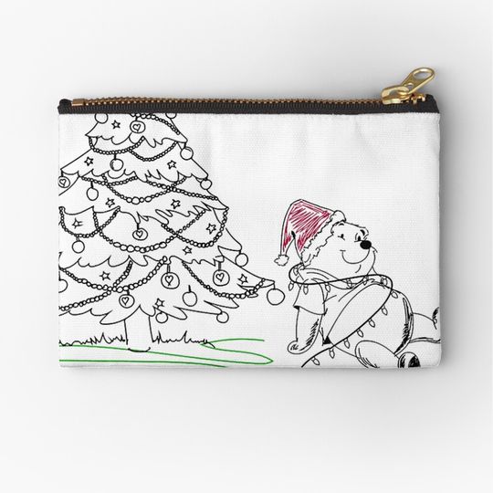 Disney Winnie the Pooh Christmas Makeup Bag