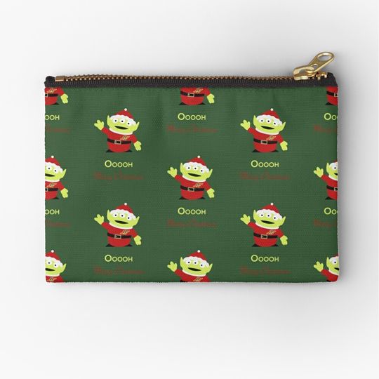 Disney Little Green Aliens Christmas Makeup Bag