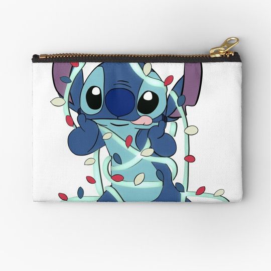 Disney Stitch Christmas Makeup Bag