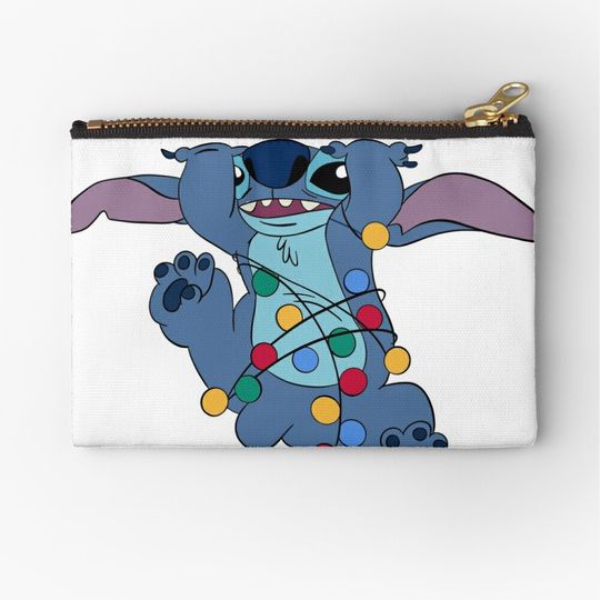 Disney Stitch Christmas Makeup Bag