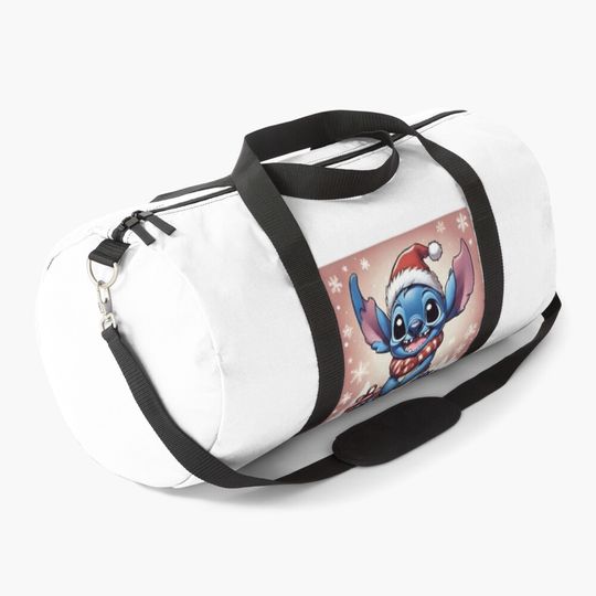 Disney Cute Stitch Christmas Duffel Bag