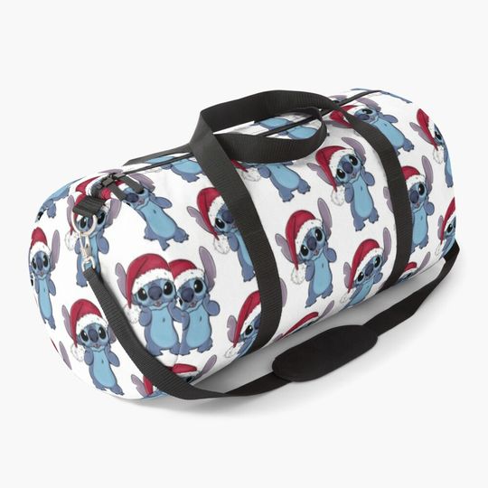 Disney Cute Stitch Christmas Duffel Bag