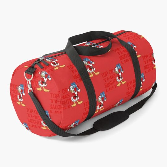 Disney Donald Duck “Top of the Naughty List” Christmas Duffel Bag