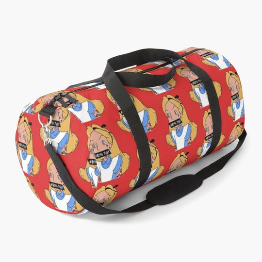 Disney Alice in Wonderland Punk Christmas Duffel Bag