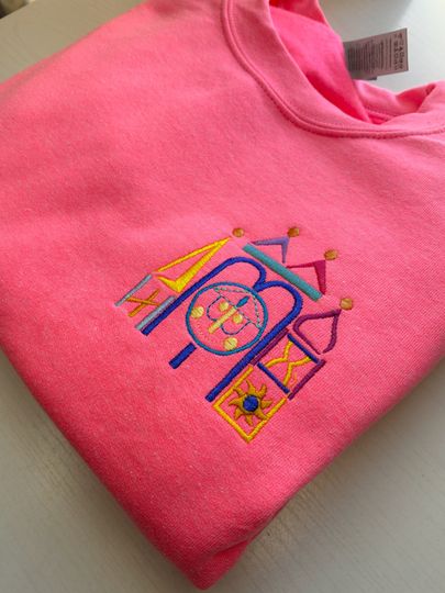 Its A Small World Embroidered Sweatshirt Quarter Zip | Disney World Embroidered Sweatshirt
