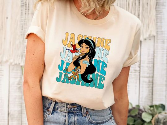 Princess Jasmine Shirt,Jasmine Shirt, Disney Princess Jasmine, Magic Kingdom
