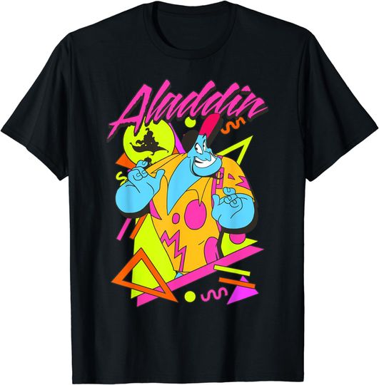 Discover Disney Aladdin Genie 90's Style Portrait T-Shirt