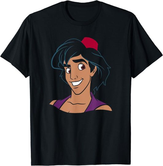 Disney Aladdin Big Smile Portrait T-Shirt