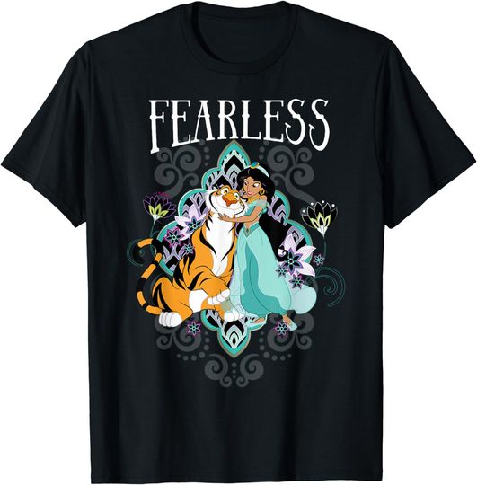 Disney Aladdin Jasmine And Rajah Fearless T-Shirt