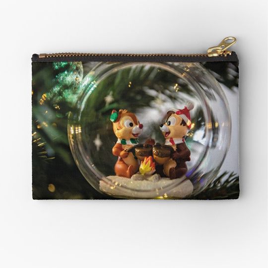 Disney Chip 'n' Dale in a Tree Christmas Makeup Bag