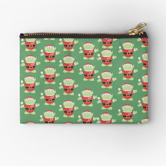 Disney Little Green Aliens Christmas Makeup Bag