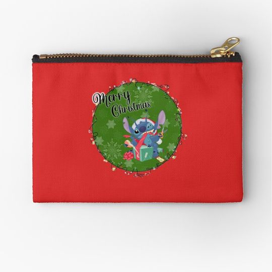 Disney Stitch Christmas Makeup Bag