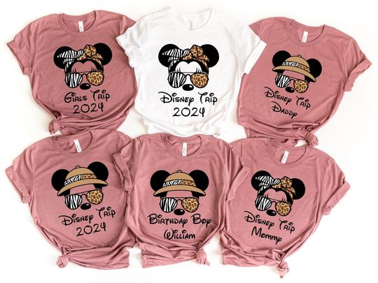 Custom Animal Kingdom Safari Shirt, Disney Trip 2024 Shirt, Disney World Family Shirt