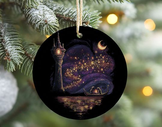 Vintage Disney Tangled Rapunzel Ornaments, Disney Princess Christmas Ornament