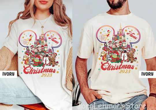 Disney couple christmas shirt, Toy story christmas shirt