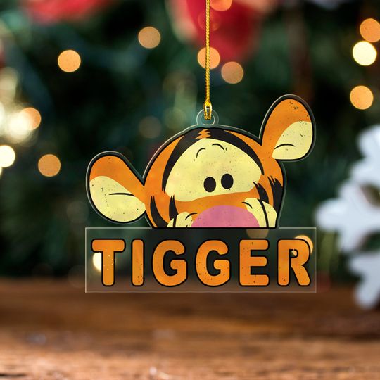 Tigger Christmas Ornament, Winnie The Pooh Ornament, Disney Tiger Ornament