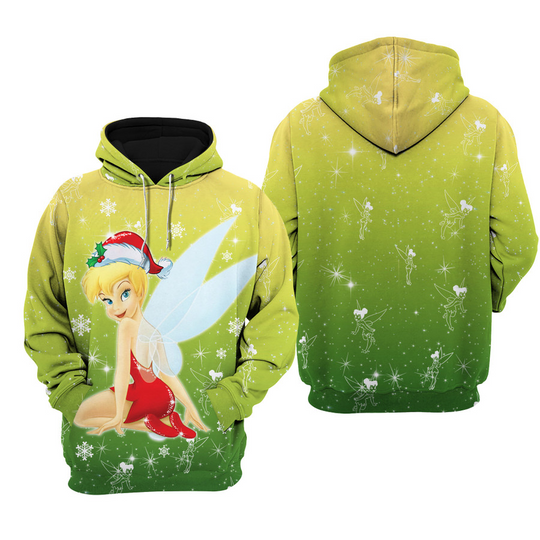 Tinker Bell Disney Christmas Hoodie, 3D Disney Hoodie