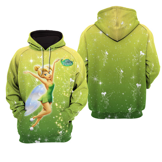 Tinker Bell Disney Christmas Hoodie, 3D Disney Hoodie
