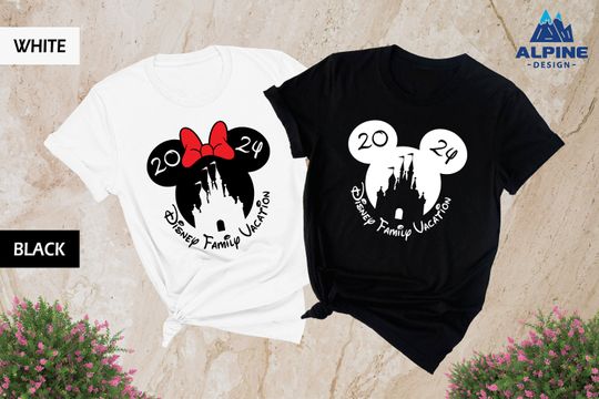 Disney Family Vacation 2024 Shirt, Disney Trip Shirt, Disney Family Shirt