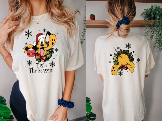 Disney Tis' The Season Christmas Shirt, Mickey's and Friends Very Merry Christmas