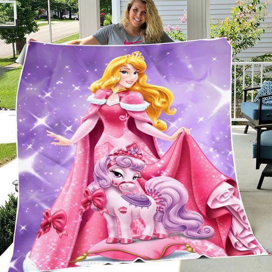 Disney Aurora Company Custom name Blanket
