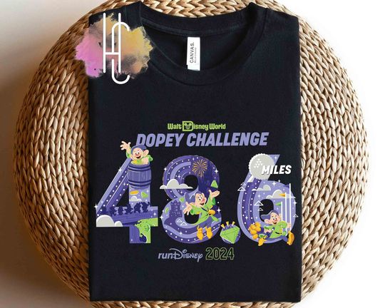 runDisney Dopey Challenge 48.6 Miles Shirt Shirt, Disney Snow White Half Marathon