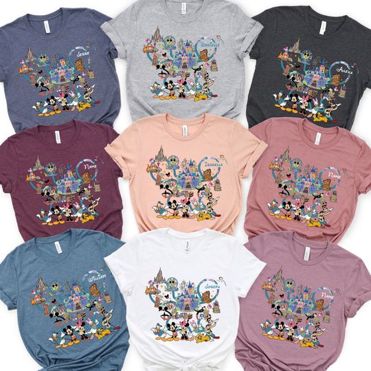 Disney Trip Shirts 2024, Disney Family Shirt, Personalized Disney Vacation Shirt