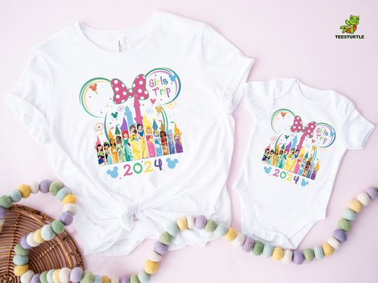 Disney Girls Trip 2024 Shirt, Disney Family Trip 2024 Shirt, Disney Girls Vacation Shirt