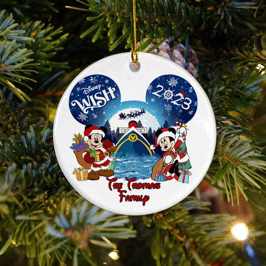 Personalized Cruise Ornament, Disney Cruise Ornament, Disney Christmas Gift
