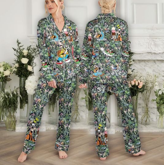 Disney Goofy Summer Pajamas, Disney Goofy Dog Pajamas