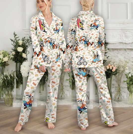 Disney Goofy Pajamas, Disney Vacation Matching Pajamas Set