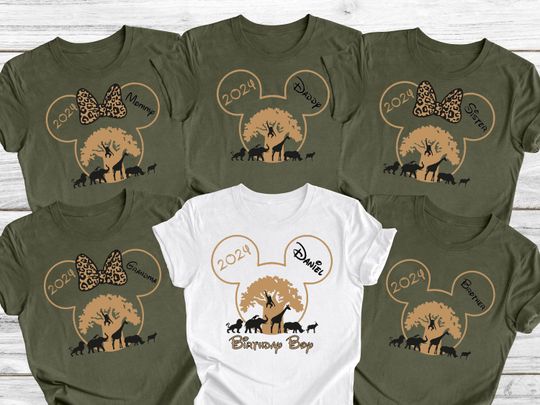 Discover Custom Disney Animal Kingdom Shirts, Safari Family Matching Shirts