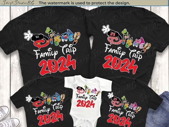 Disney Vacation 2024 Shirts, Family Trip Shirts, Disney Family Shirts, Disneyland