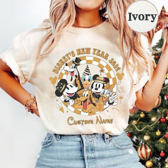Disney New Years 2024 Shirt, Mickey and Friends New Years Shirt, WDW New Years  Shirt, Disney New Year's Eve Party Shirt