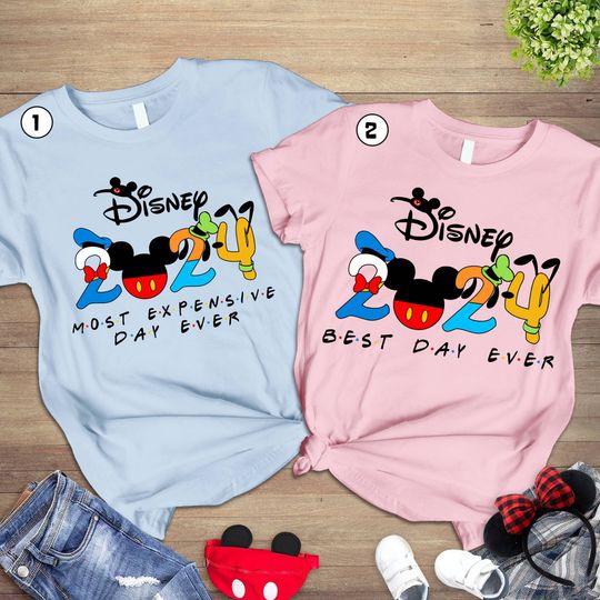 Custom Disneyland Trip 2024 Shirt, Disneyland Best Day Ever shirt, WDW Disneyworld Family