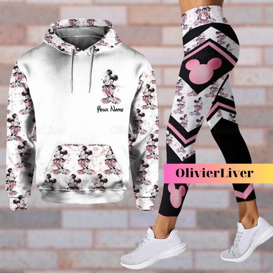 Christmas Mickey Mouse Hoodie/Legging, Disney Mouse Hoodie