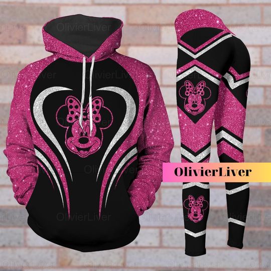 Christmas Disney Minnie Hoodie Legging, Minnie Mouse Shirt