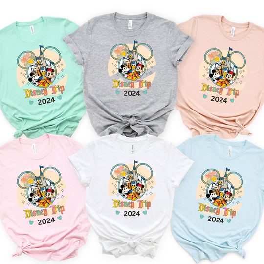 Disney Matching Family Shirts 2024 Vintage Cousins Crew Disneyland Names