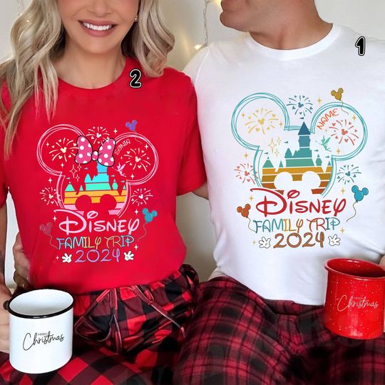 Custom Disneyland 2024 Family Vacation Shirt | Disneyworld 2024 Trip Shirt