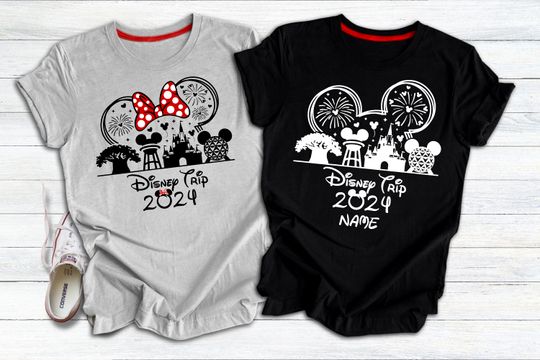 Custom Disney Trip 2024 Shirts, Family Disneyland Shirt, Disney Squad Tshirt