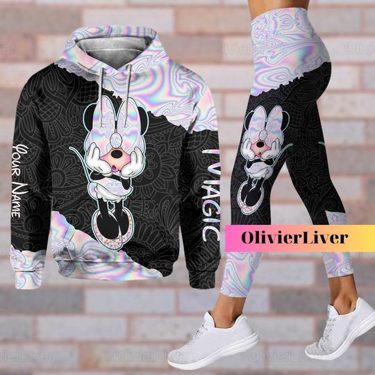 Minnie Mouse Hoodie, Minnie Legging, Custom Minnie, Disneyland Hoodie