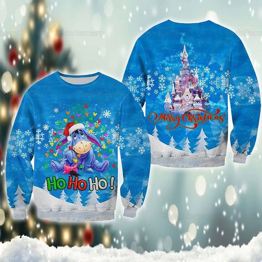 Disney Eeyore Christmas Ugly Sweater