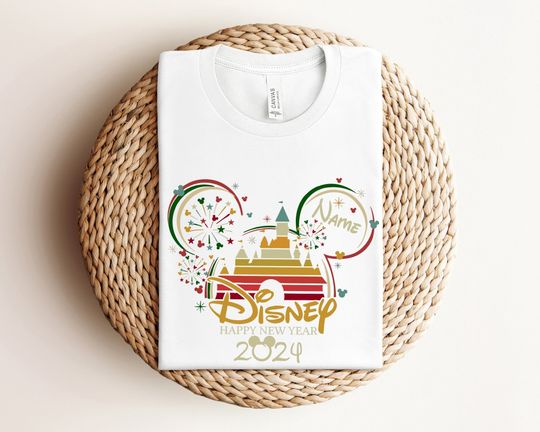Discover Happy New Years 2024 Shirt, Disney Christmas Shirt, Mickey Christmas Party Shirt