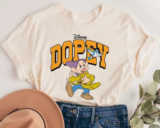 Retro 90s The Dopey One Snow White And Seven Dwarfs Shirt, Dopey Dwarf Disney T-shirt