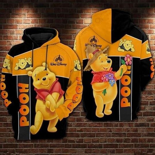 Winnie-The-Pooh  Hoodie, Disney Hoodie, Cartoon Hoodie