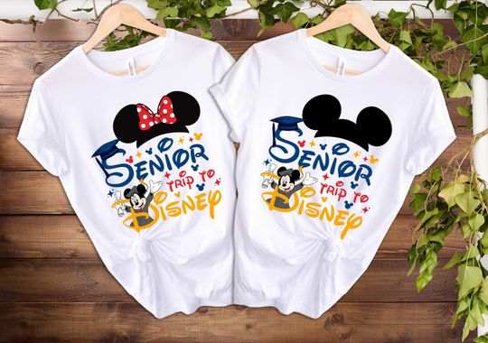 Senior Trip To Disney Shirt, Family Proud Shirt, Graduation Senior 2024, Disney Mickey